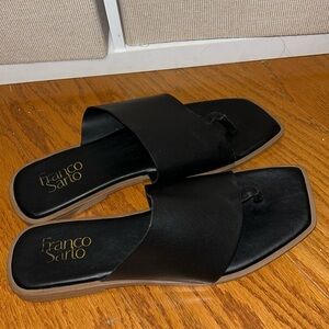 Franco Sarto Black Sandals